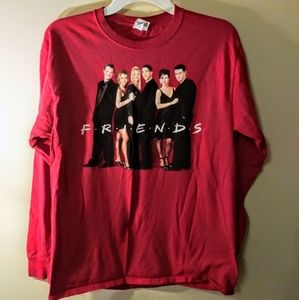 Friends TV show Red Long Sleeve Shirt